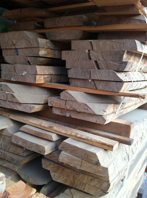 Blockware unbesäumt Ahorn